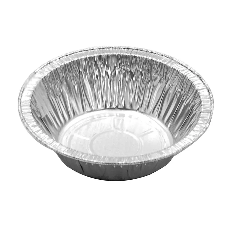 ظرف گرد آلومینیومی