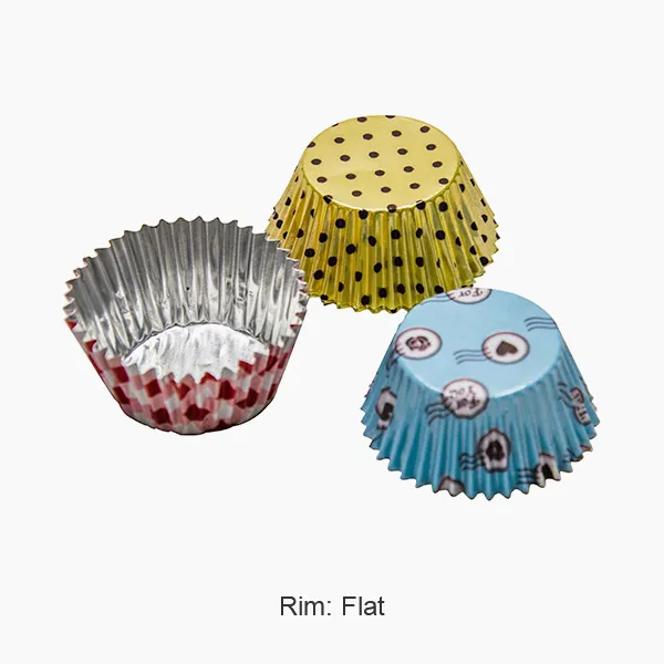 فنجان فویل شکلاتی گرد